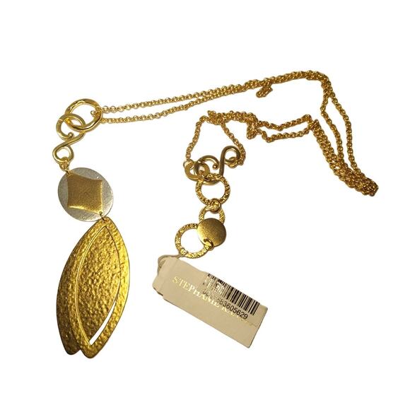 Stephanie Kantis Thrive Thin necklace long line fashion geometric - Picture 2 of 7